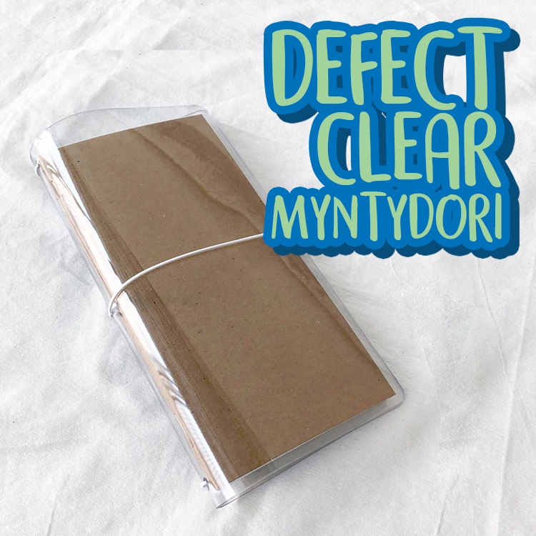 

SALE DEFECT Clear myntydori (Travelers Notebook / Journal)