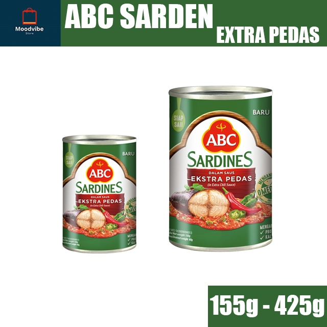 

ABC Sardines Saus Ekstra Pedas 155g - 425g