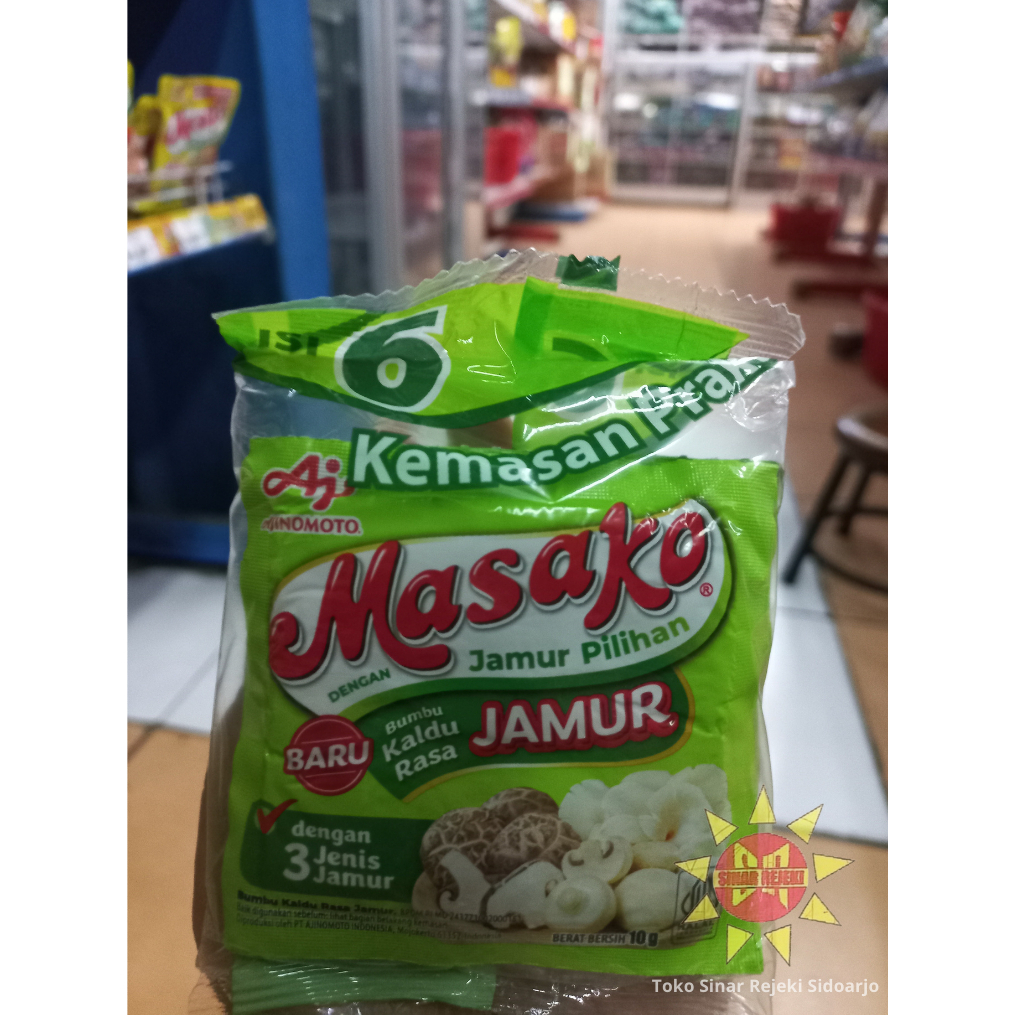 

Masako Kaldu Jamur Isi 6x10 gram