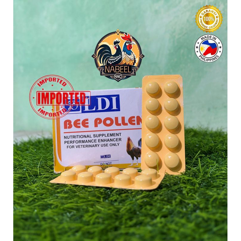 ￼Bee Pollen LDI Vitamin Suplemen Ayam 1 strip