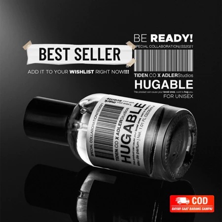 Parfume Hugable | Tiden.co perfume | 30ml | Hugable Intense | Hugable | Manner Spesial Collaboration