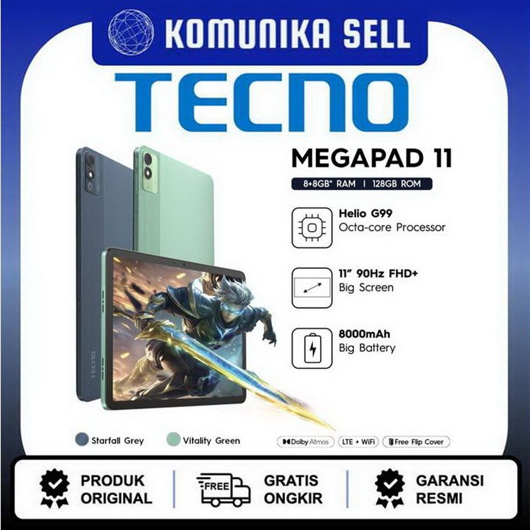 Tecno Megapad 11 4G - 8GB/128GB