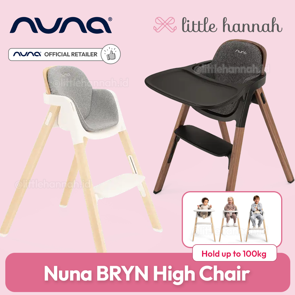 NUNA BRYN High Chair - Kursi Makan Kursi Bayi Baby Highchair Nuna Bryn Kursi Makan Kayu