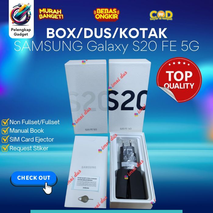 

BOX/DUS/KOTAK SAMSUNG Galaxy S20 FE 5G