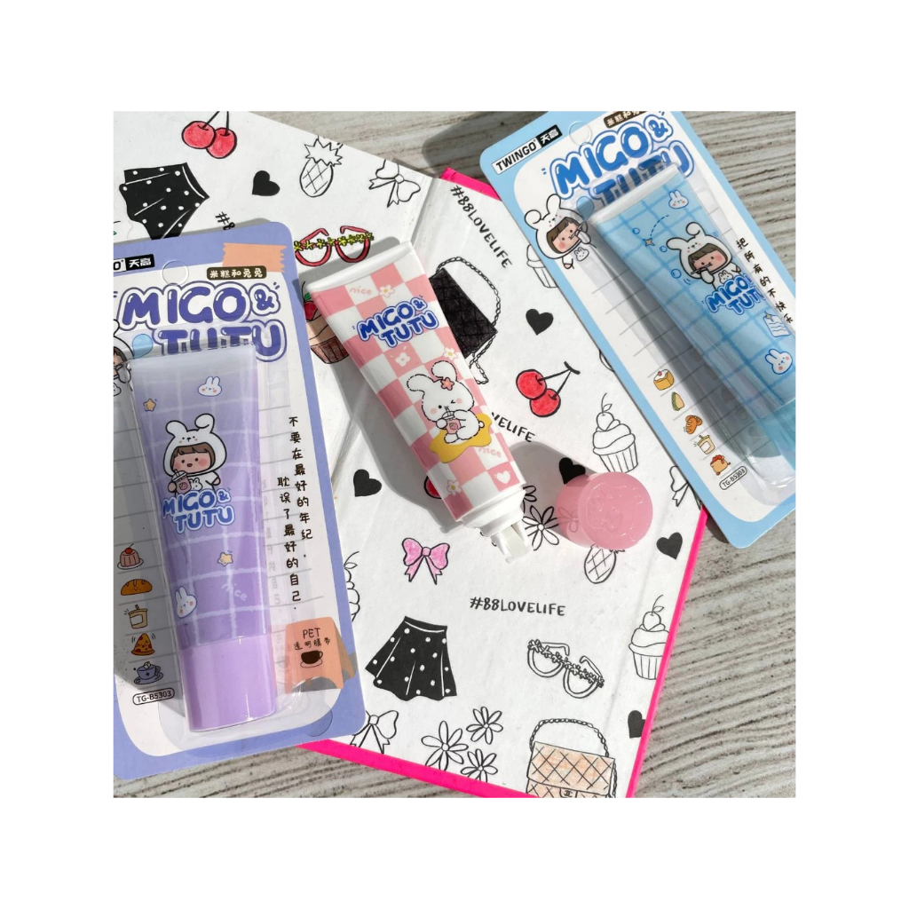 

Correction Tape Model Pasta gigi Migo Tutu Twinggo Tip Ex Imut