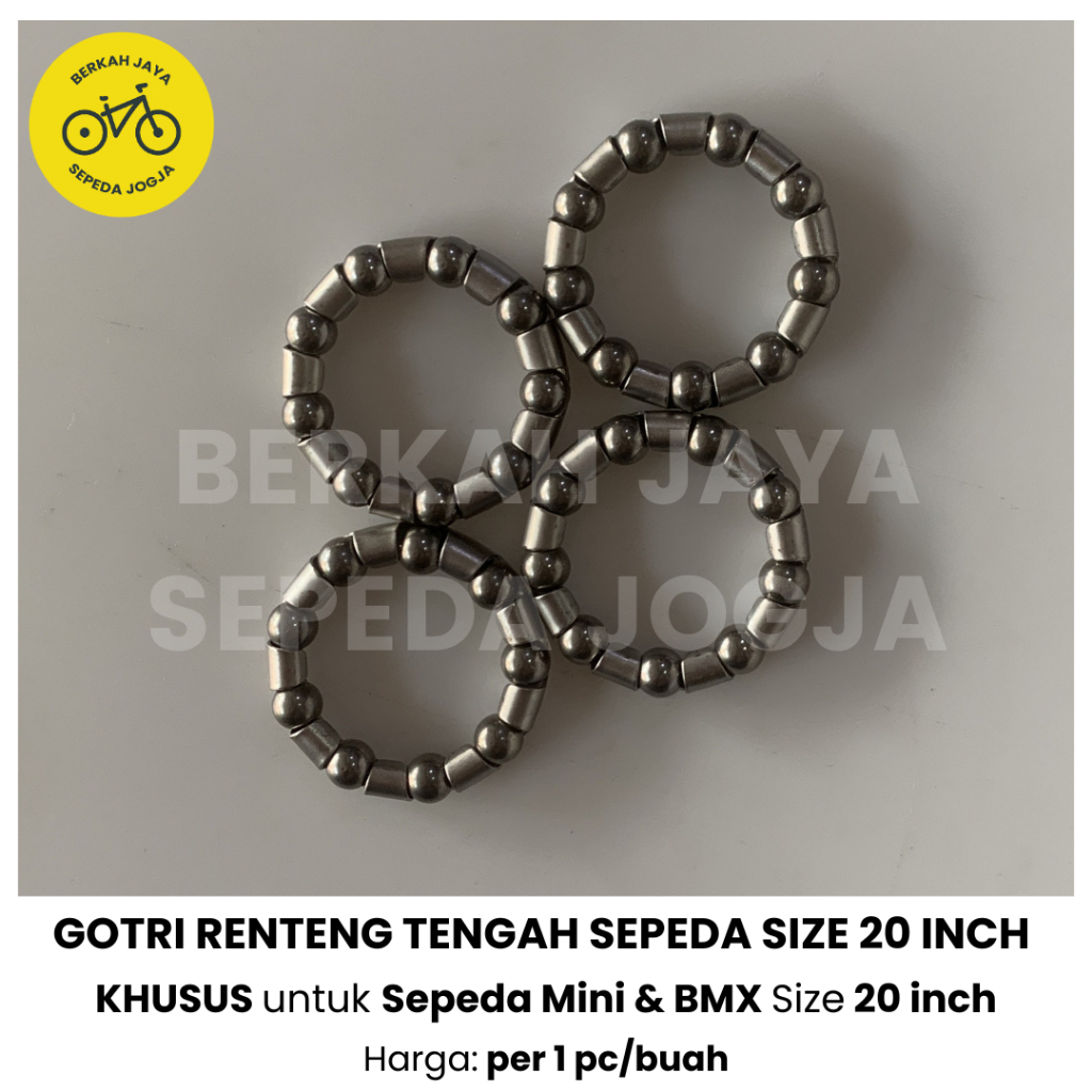 Sarang Pelor Sarangan Gotri Taiwan Gotri Renteng Gotri Tengah 5/16 x 9 KHUSUS untuk Sepeda Anak Mini