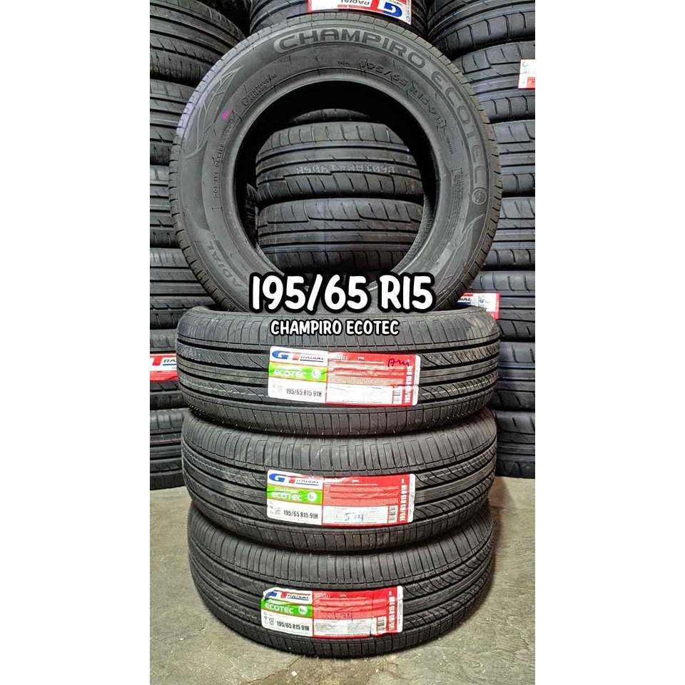 ban 195 65 ring 15 tubeles Ban Mobil GT Radial CHAMPIRO ECOTEC 195/65 R15 tubeles