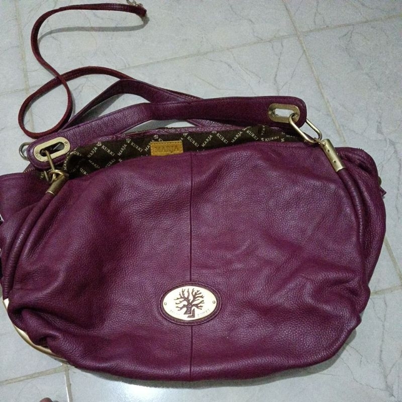 tas merah maroon prelove kulas tas ketek tali pengganti
