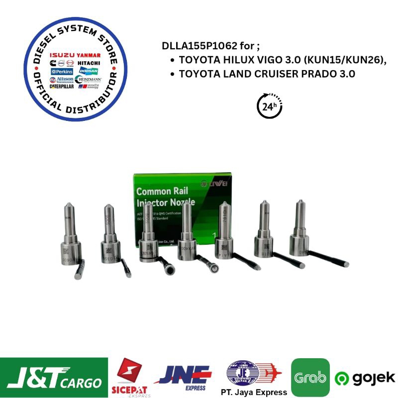 [DLLA155P1062 - Liwei] Commonrail Diesel Injector Nozzle - Ready Stock