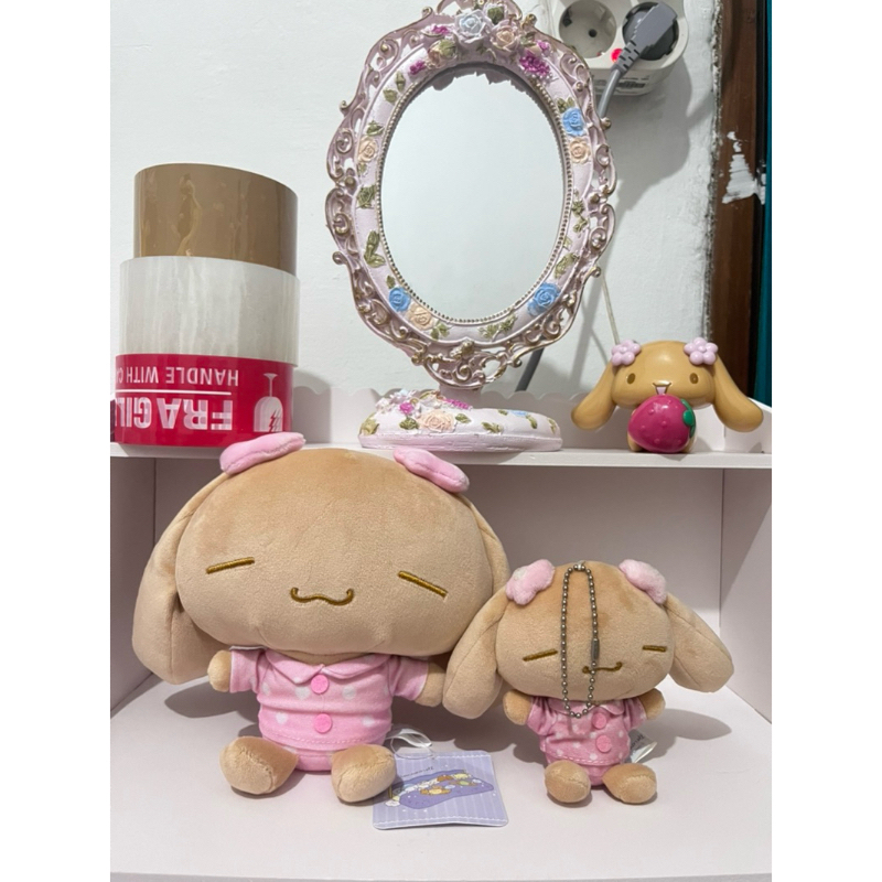 Mocha sanrio pajama plush & keychain (2019 series)