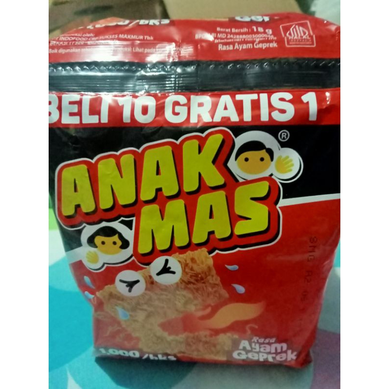 Mie anak mas rasa ayam geprek