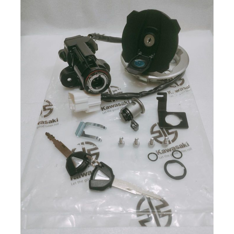 KUNCI KONTAK + TUTUP TANK NINJA 250 FI NEW 2018 KAWASAKI