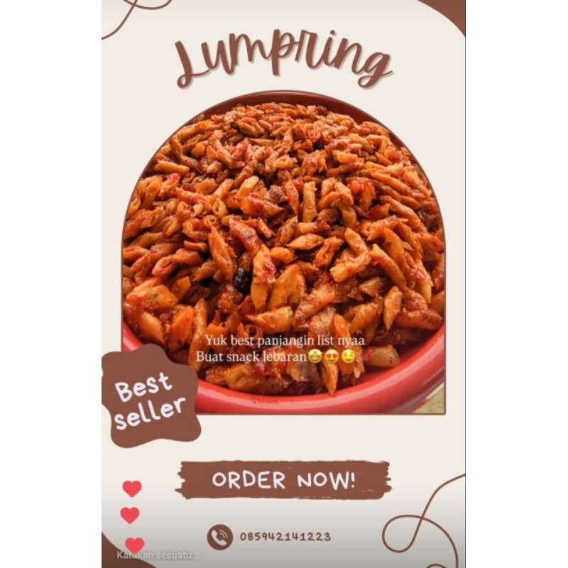 

KERIPIK LUMPIA/LUMPIA KERING/SNACK LUMPIA/LUMPIA KERING/LUMPRING HOME MADE BY MAK UTI