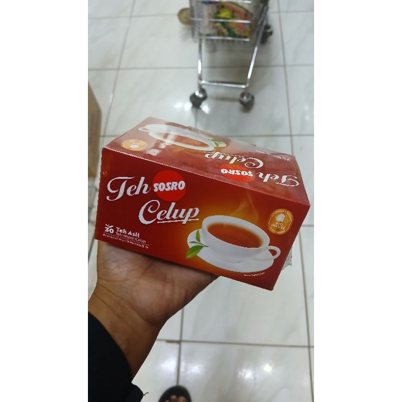 

TEH SOSRO CELUP ISI 30 BAG