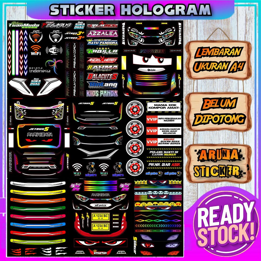 

Acc Miniatur Bus / Stiker Aksesoris Miniatur Bus Belum di Cutting Lembaran A4