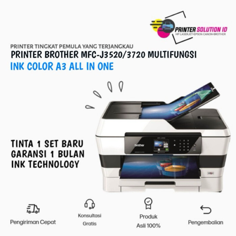 Printer Brother MFC J3720-J3520 A3 Multifungsi