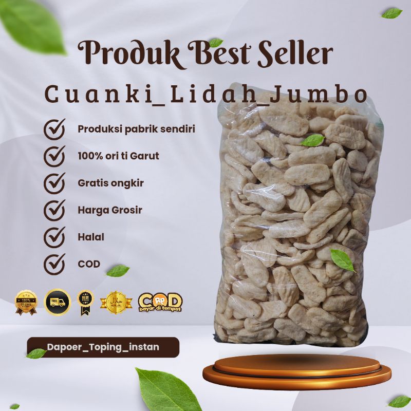 

Cuanki lidah jumbo isi 100pcs