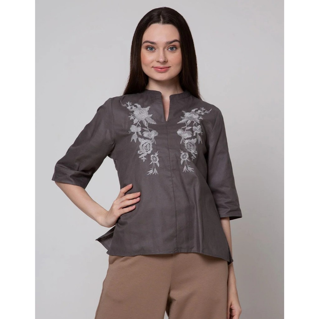 BLOUSE WANITA ST. YVES - ATASAN WANITA - POLYLINEN