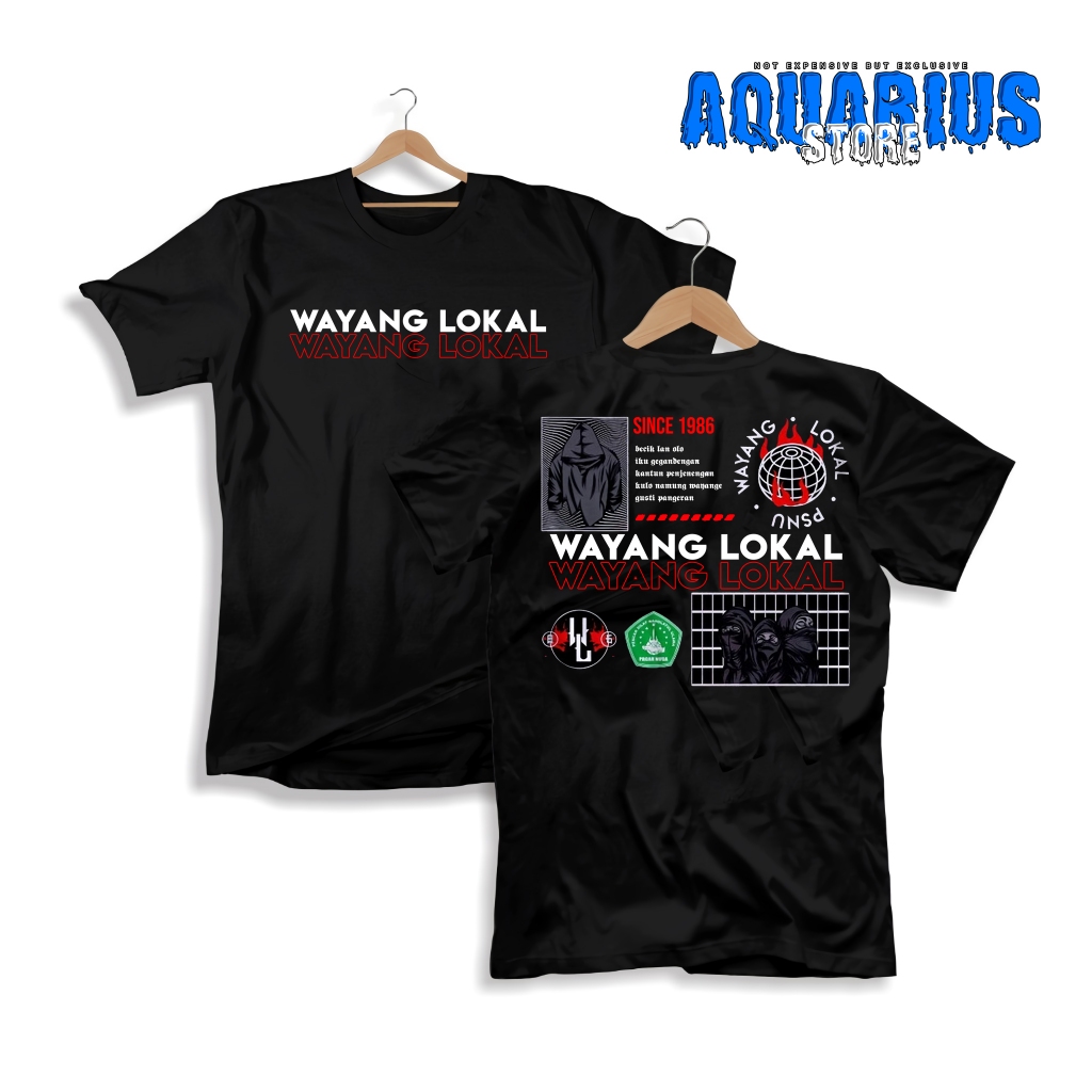 KAOS PENCAK SILAT PAGAR NUSA WAYANG LOKAL - PAGAR NUSA - KAOS KATUN - KAOS PENCAK SILAT - KAOS DISTR
