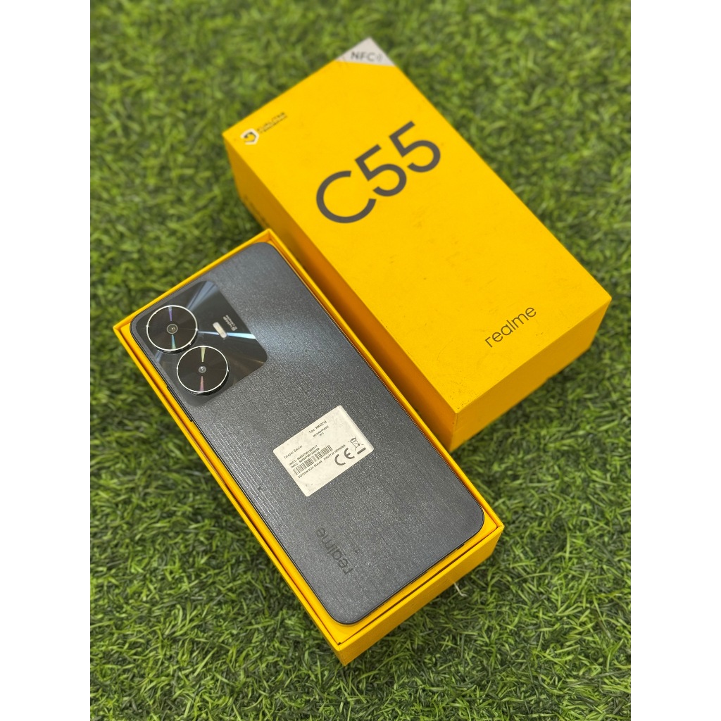 REALME C55 NFC 8/256 LENGKAP SEGEL MULUS NOMINUS LIKE NEW | SECOND RESMI
