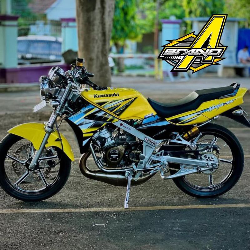STRIPING NINJA SS KUNING 2013 ORI KAWASAKI NINJA SS STIKER NINJA SS KUNING ORIGINAL NINJA SS COD STI