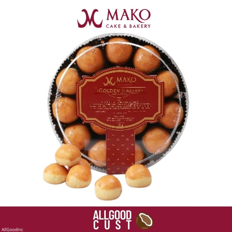 MAKO Kue Golden Nastar Toples Bulat 470g Breadtalk