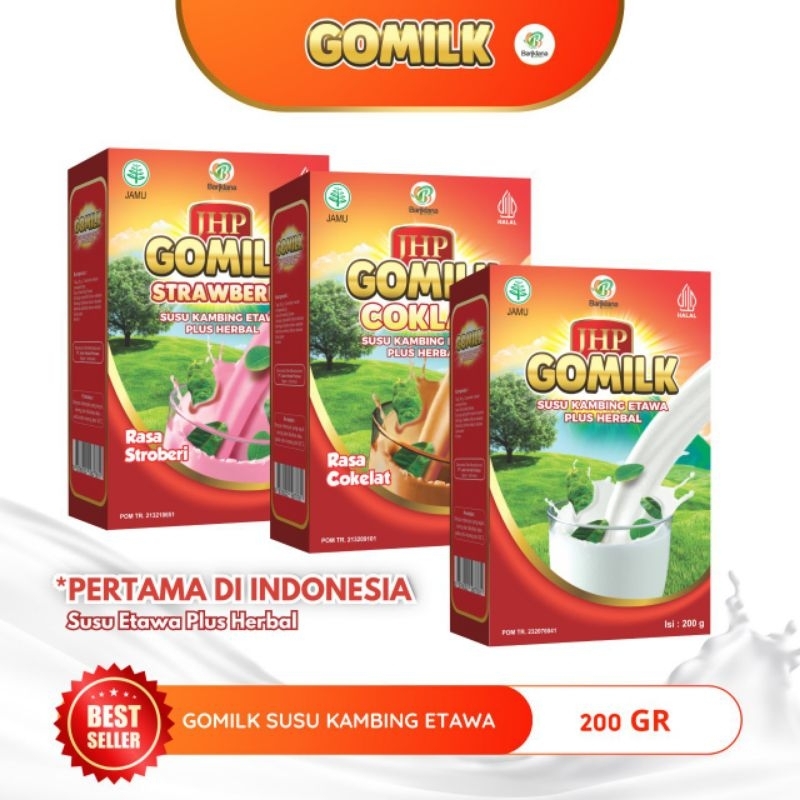 

Paket RESELLER 15 box discon 20% Gomilk Susu Kambing Etawa Plus Herbal