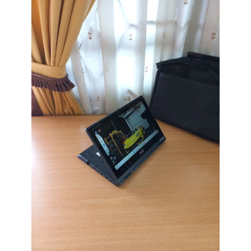 Laptop Tablet 2 in 1 Acer Spin N4020 Ram 4 Ssd 256 Layar Sentuh