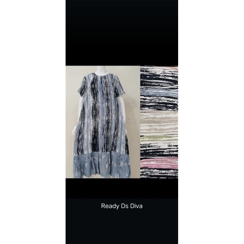 daster sutra ungu model diva