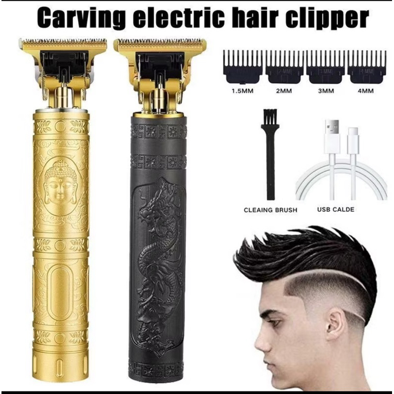 Alat Cukur Vintage T9 Mesin Cukur Elektrik Jenggot Kumis Rambut Dragon Vintage T9