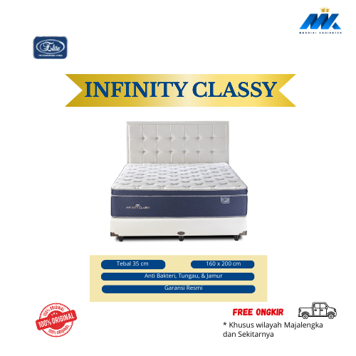 Kasur Springbed ELITE Infinity CLASSY 160x200 Hanya Kasur / Matras Only kasur busa empuk Garansi