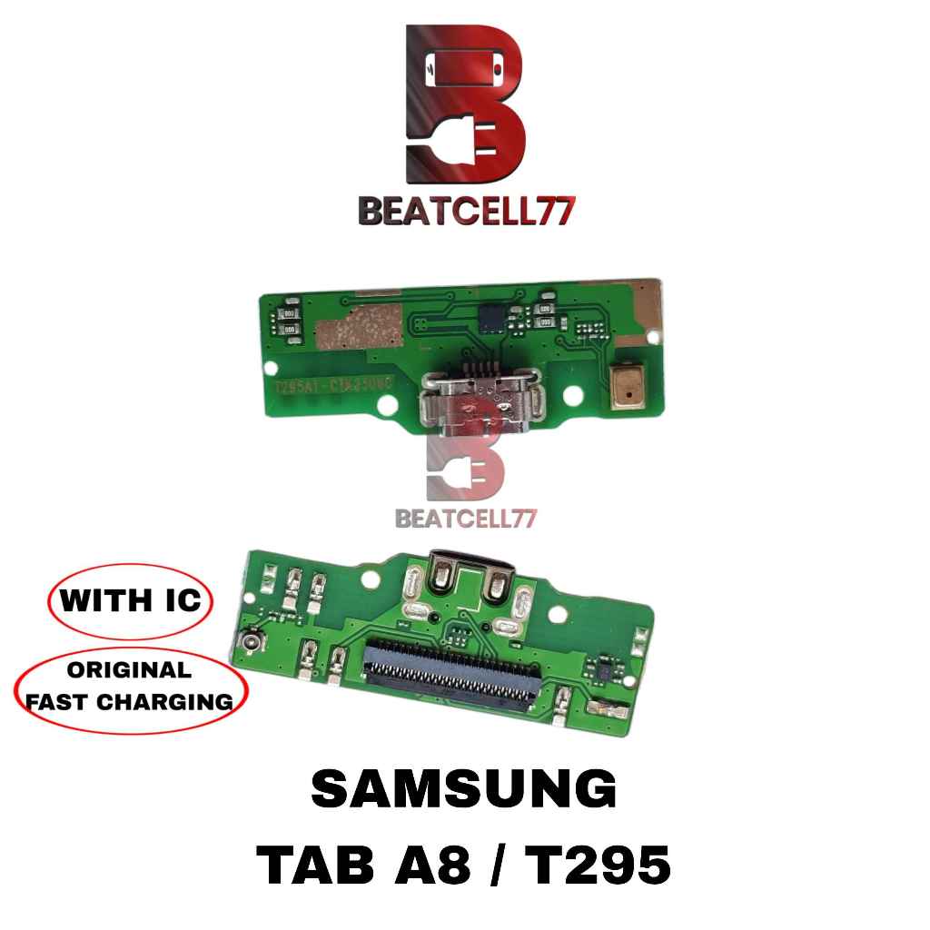 Konektor Charger Samsung Tab A8 / T295 Papan Pcb