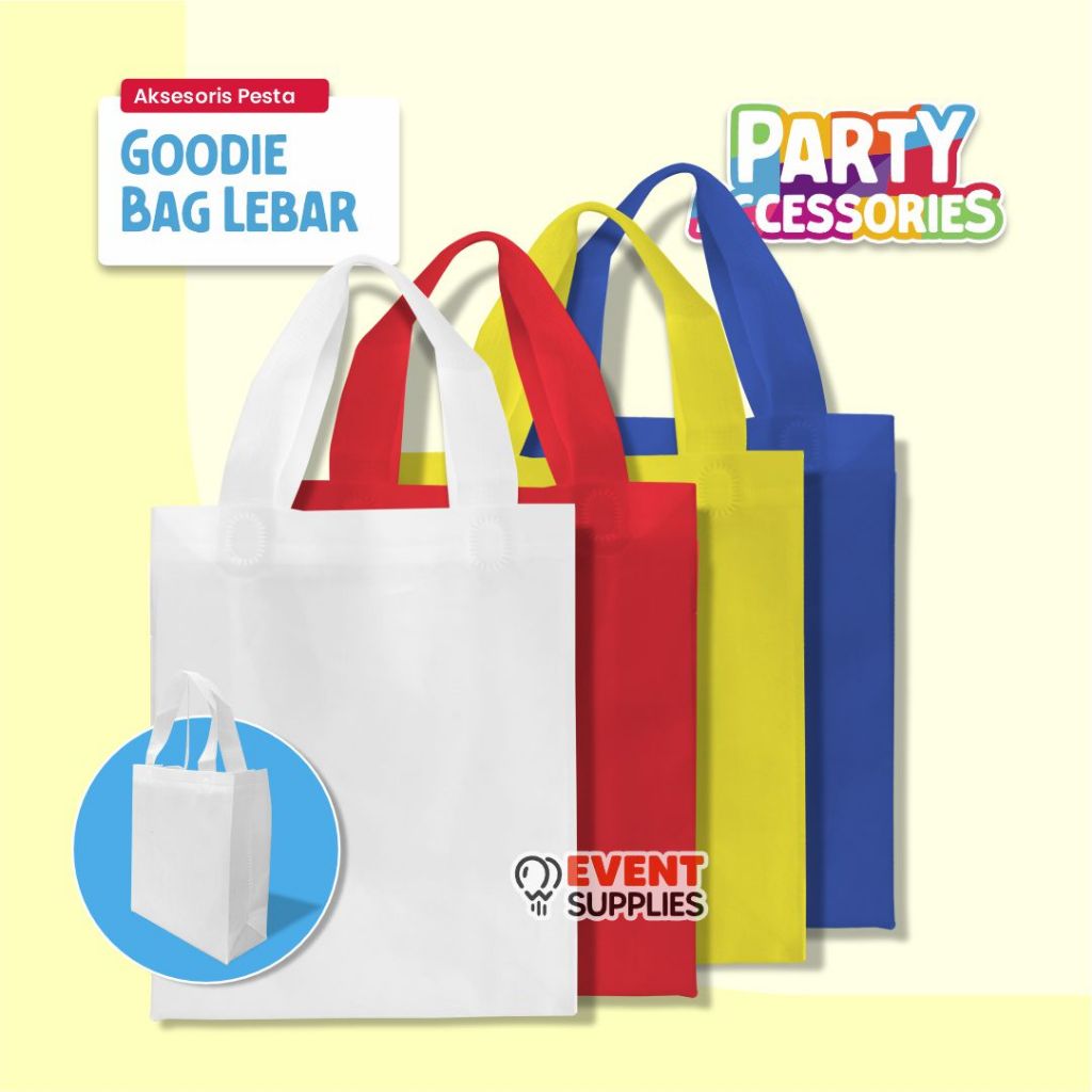 

[20x25x9] Tas Spunbond Goodie bag Lebar / Spunbond Tas Polos High Quality Tas Souvenir Hampers Eceran