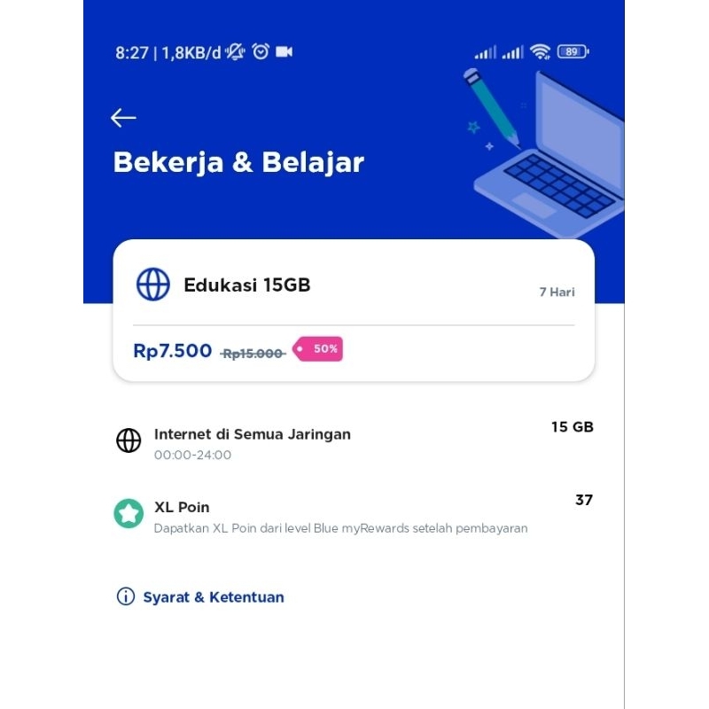 Data XL Edukasi Merubah Kuota XL Edukasi Menjadi Kuota Reguler ( Akun VPN )