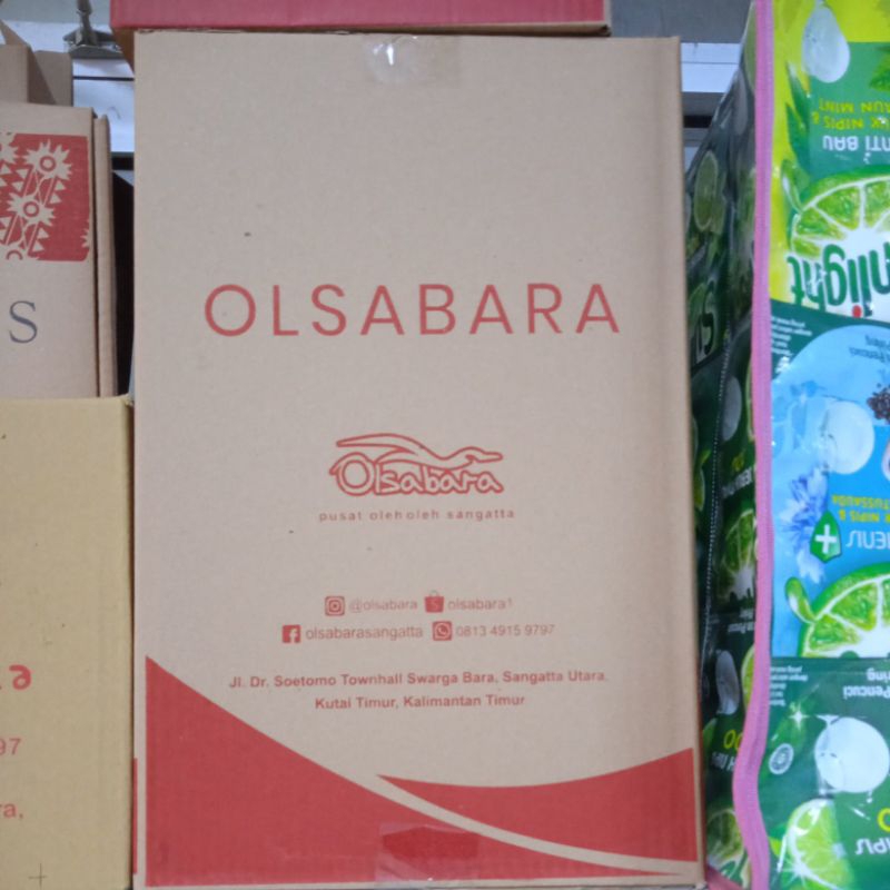 amplang bengalon 15 pcs + kardus