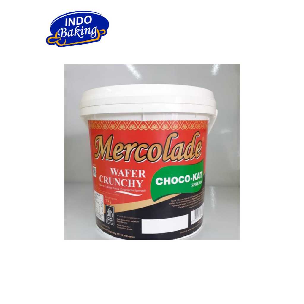 

MERCOLADE CHOCO-KAT//SELAI KITKAT, SELAI SPREAD DENGAN REMAHAN WAFER HALUS 1kg