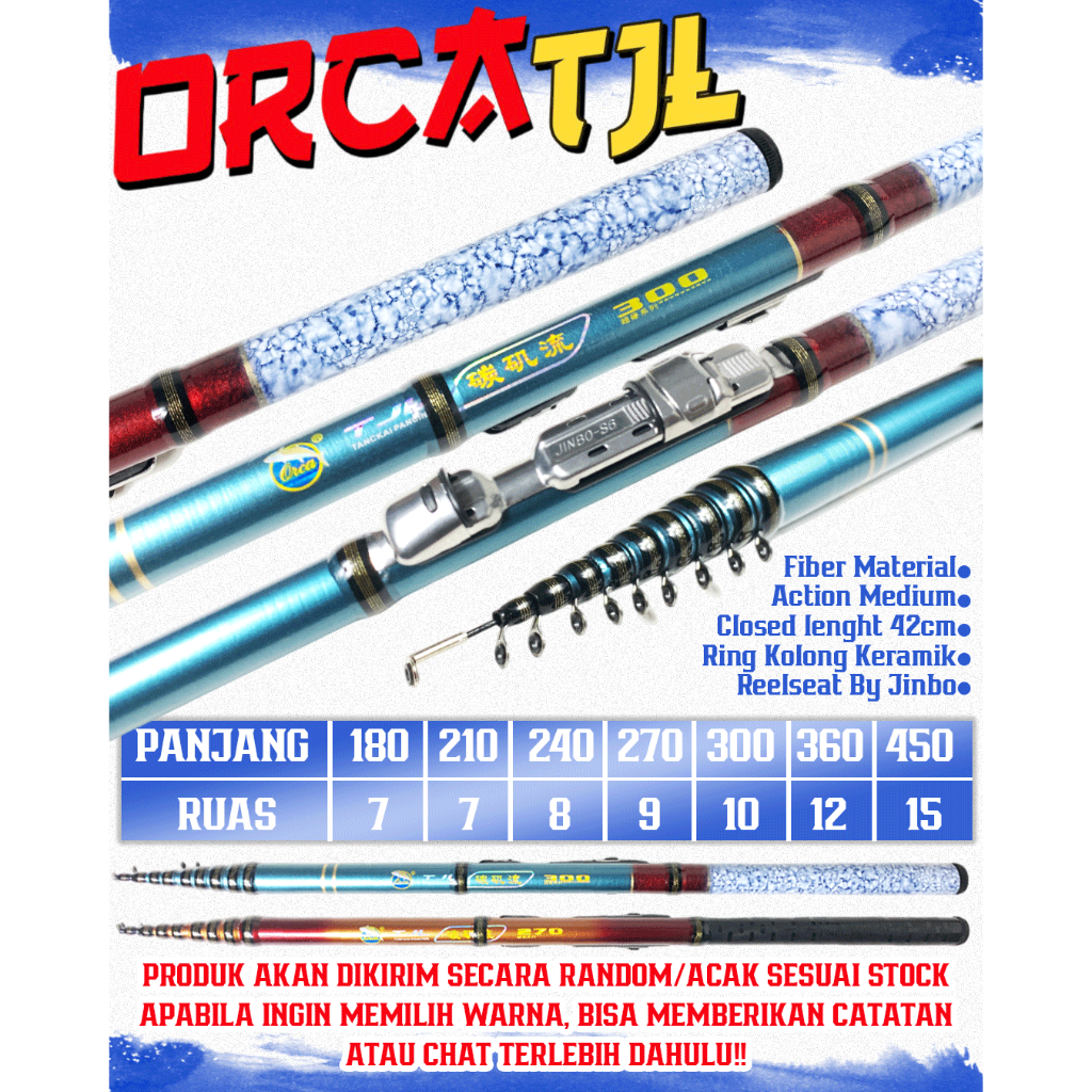JUAL JORAN ORCA TJL 210CM SET ring guide keramik