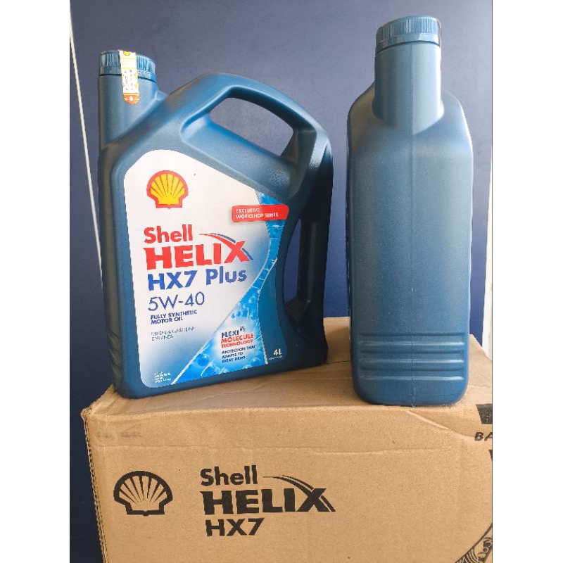 Oli Shell HX7 4Liter Perdust isi 4 Galon