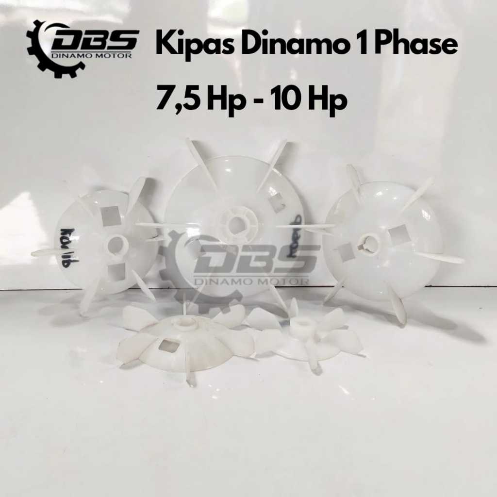 Kipas untuk dinamo 7.5 Hp 10 Hp 1 phase Frame 132 Kondisi Baru