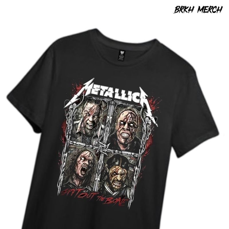KAOS BAND METALLICA UNISEX PRIA WANITA