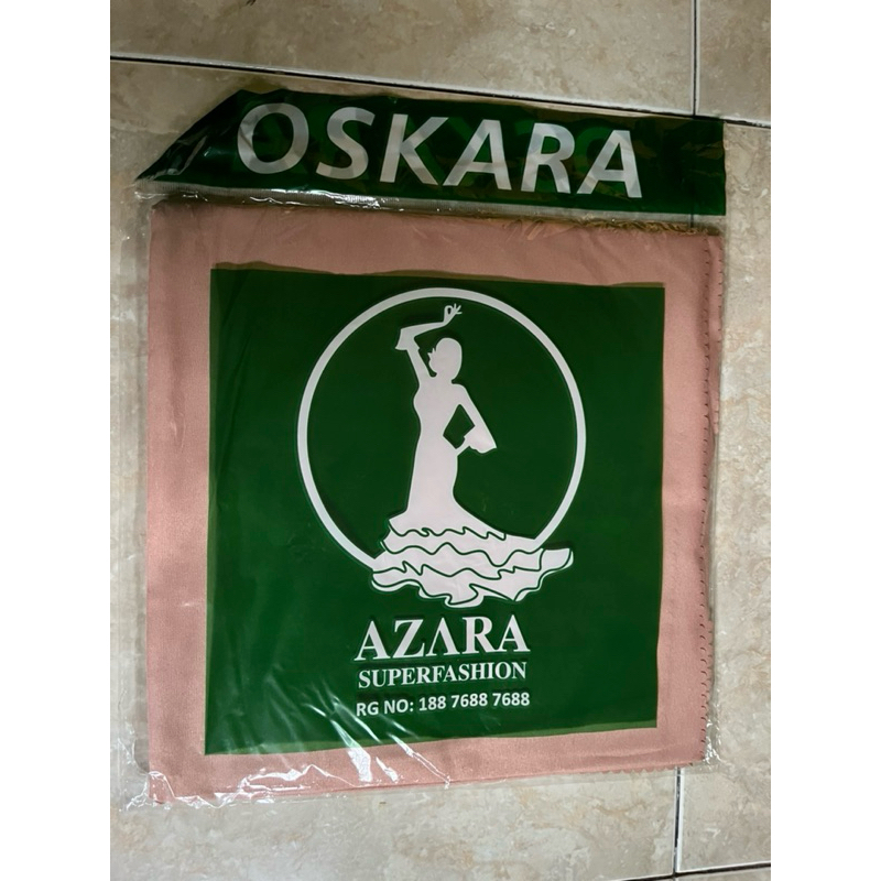 Azara Oskara Scarf Hijab/ Jilbab Segi Empat Salem Pink Muda Dusty Pink