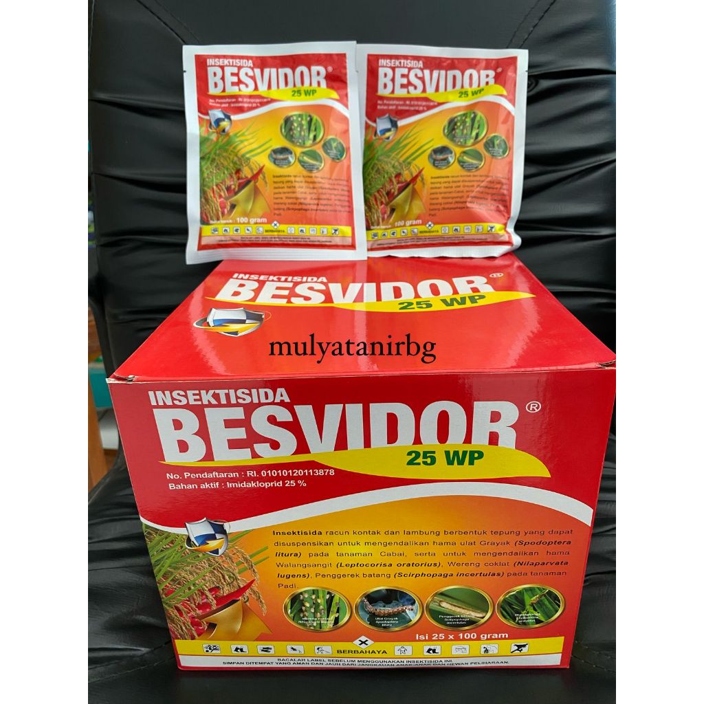 INSEKTISIDA BESVIDOR 25 WP 100 GRAM- WALANG-WALANG SANGIT BERSIH