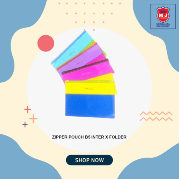 

INTERX ZIPPER POUCH B5 ZPB5