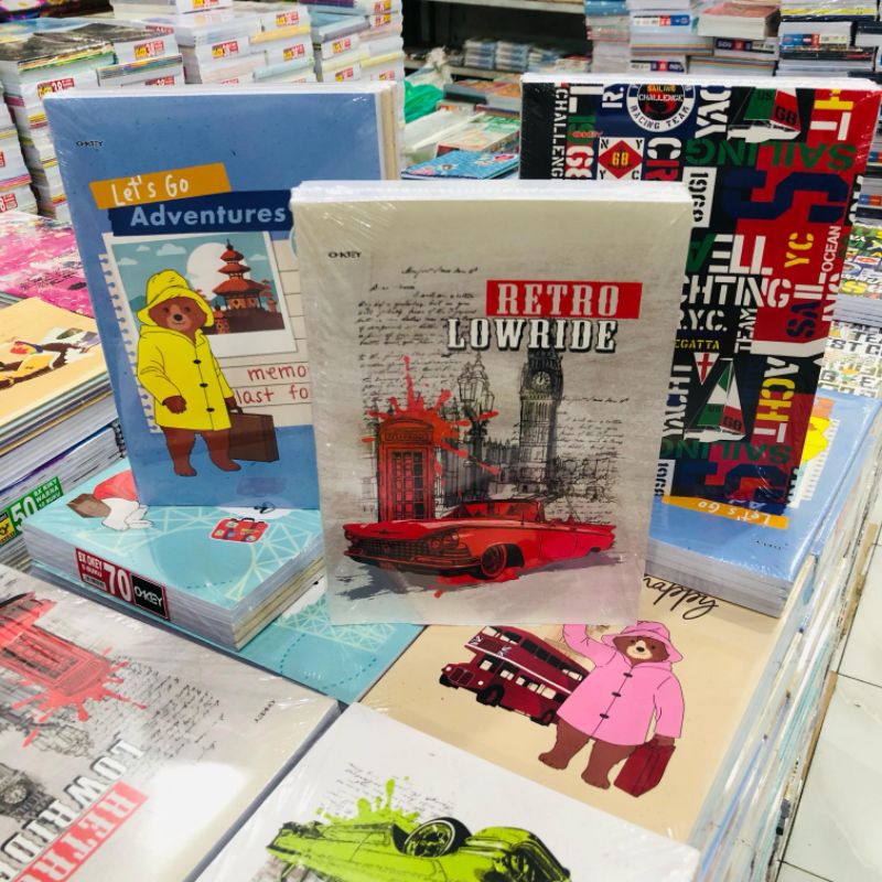 

Buku Panjang Merk Okey 1 Pack Isi 5 Buku Isi 70 Lembar