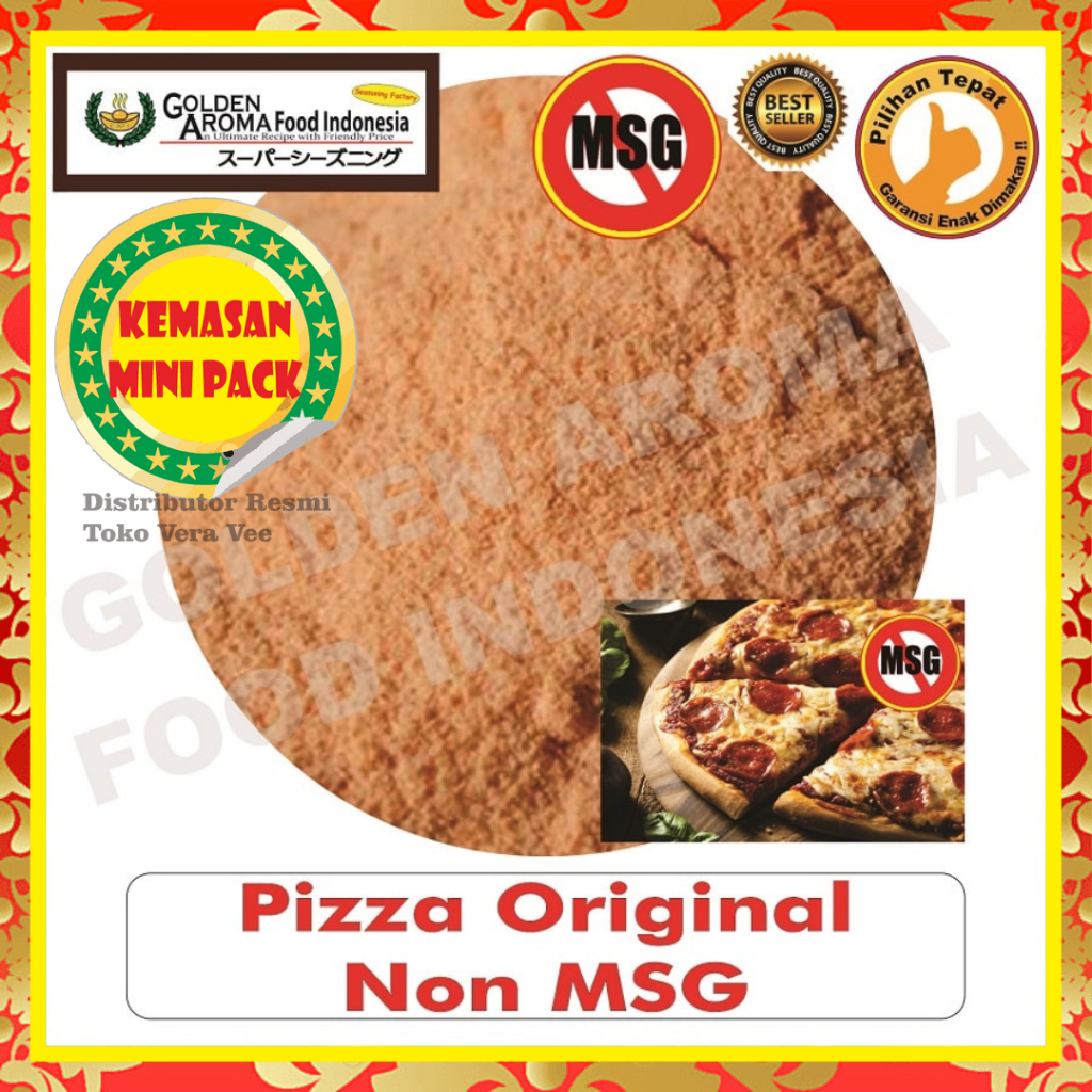 

Aneka Bumbu Pizza Original Nonmsg, Hot Chilli Pizza Nonmsg, Pizza Supreme Nonmsg, 100gr GAFI Seasoning Powder