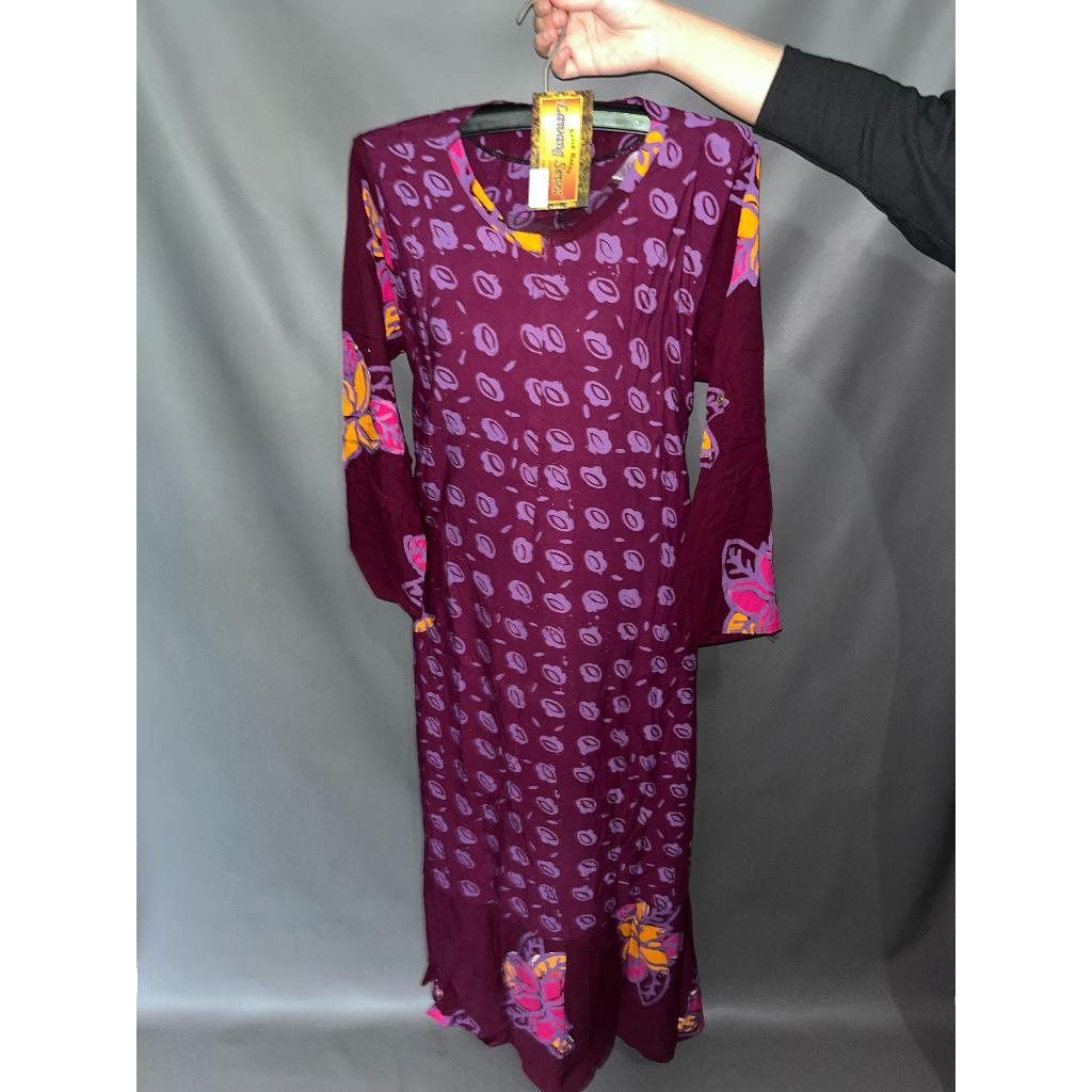 Daster Lawang Sewu Batik Lengan Panjang Adem