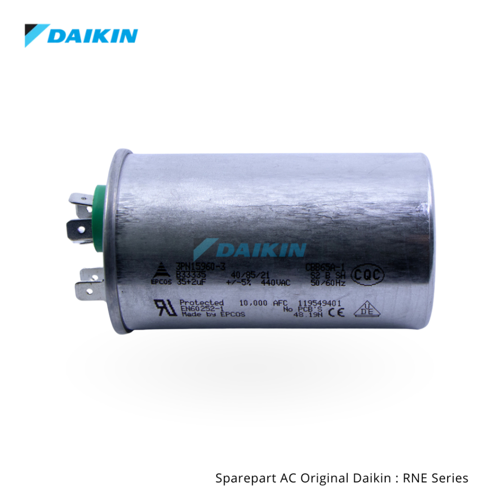 Capacitor / Kapasitor AC Daikin RNE | CAPACITOR (COMPRESSOR/ FAN MOTOR) | Sparepart Original Daikin
