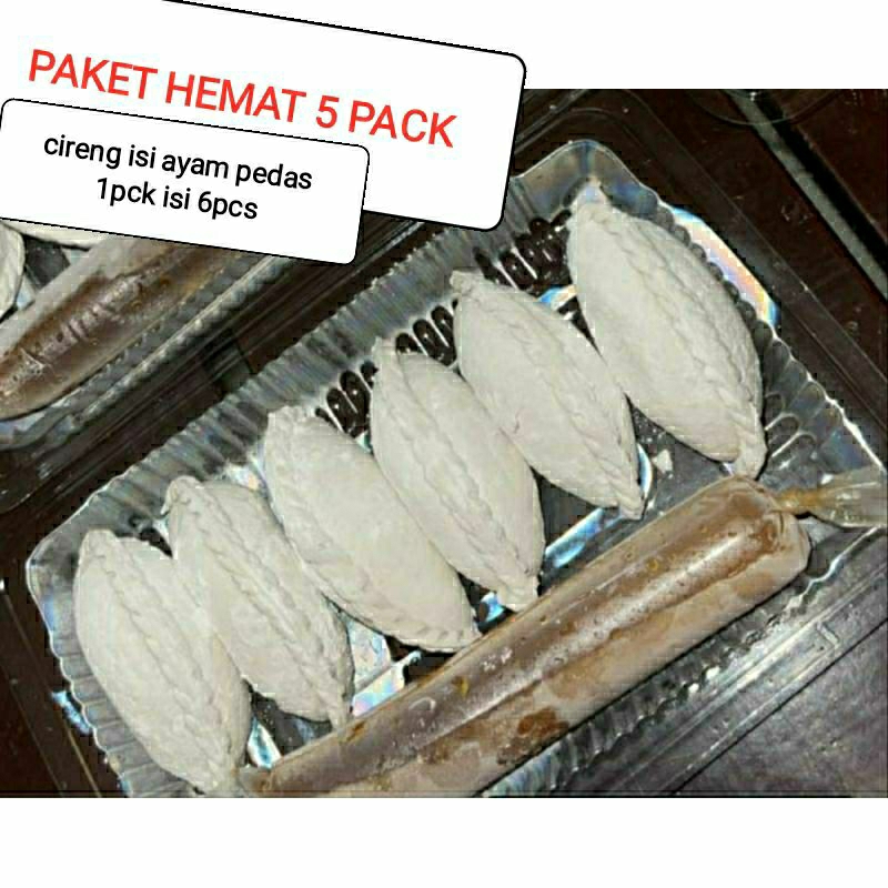 

CIRENG ISI AYAM SUWIR PEDAS/CIRENG FROZEN/5 pack