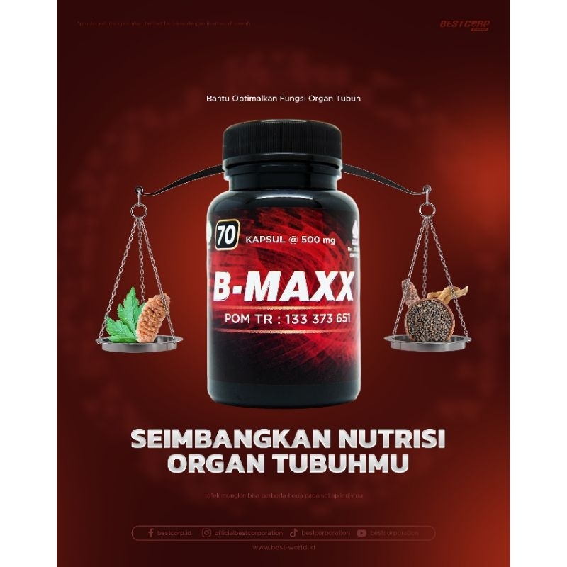 B-Maxx Kapsul Herbal Penyeimbang Nutrisi Organ