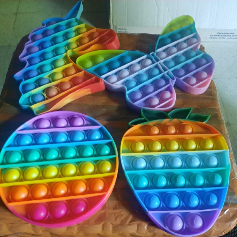 Pop it Rainbow mainan anak